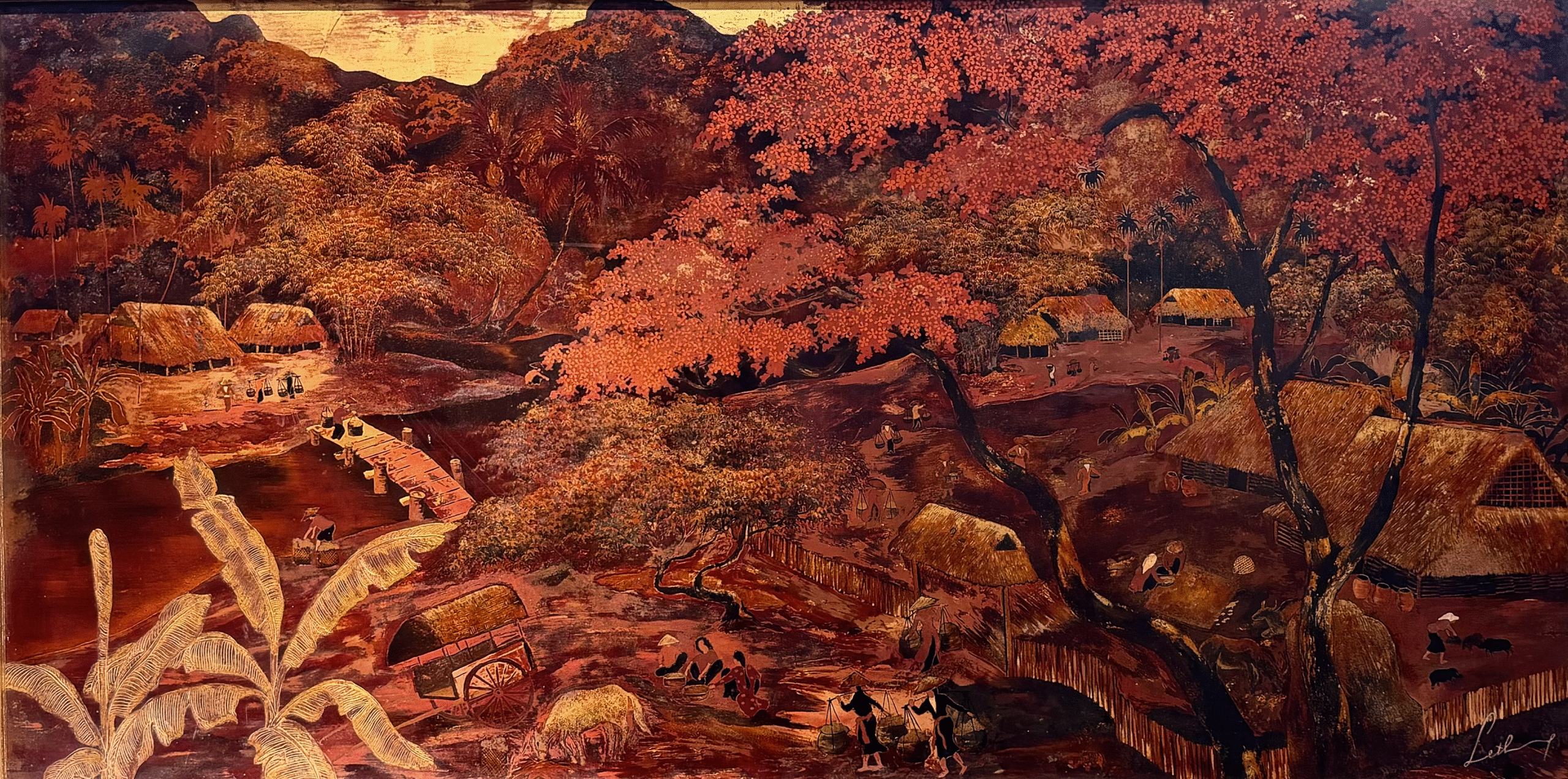 Cảnh làng quê Bắc Bộ